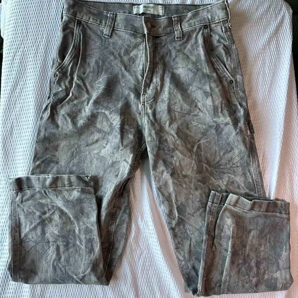 Hollister Super Baggy Camo Jeans Men's W32 L30 Realtree